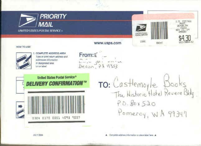Priority Mail, Delivery Confirmation